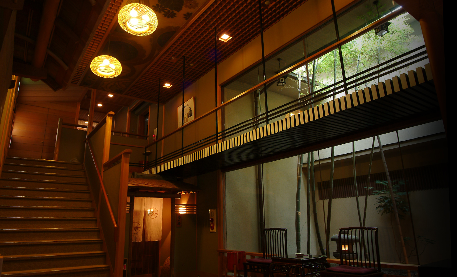 西村屋本館 — 兵庫県豊岡市城崎温泉 · 1960年竣工、平田雅哉設計の離れ「平田館」客室