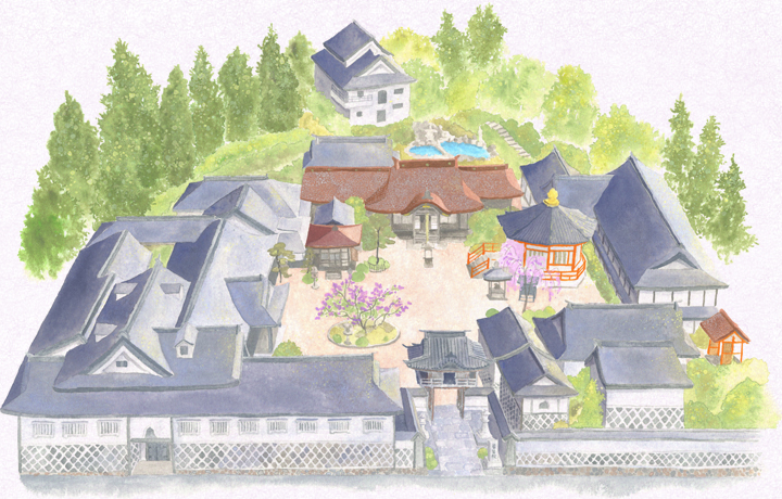 高野山 別格本山 普賢院 — 和歌山・高野町 · 芭蕉も泊まった規模型宿坊、阿字観・写経を継続