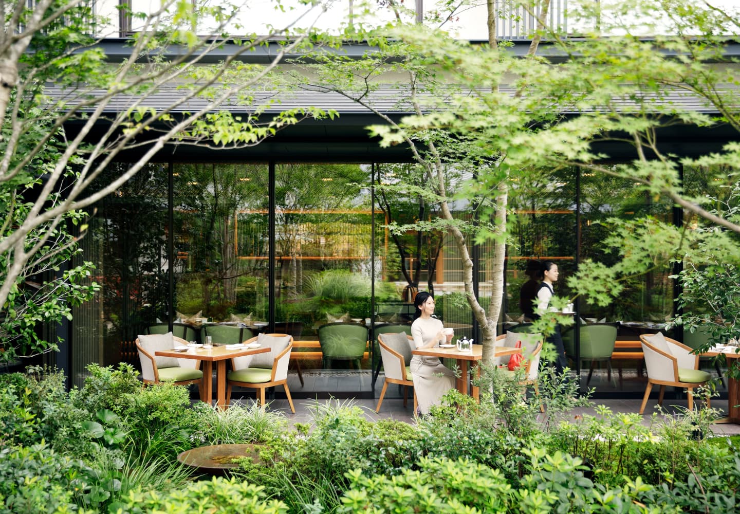 HOTEL THE MITSUI KYOTO — 京都・中京区二条城前 · 元三井家別邸の地に 2020 年開業、André Fu 設計
