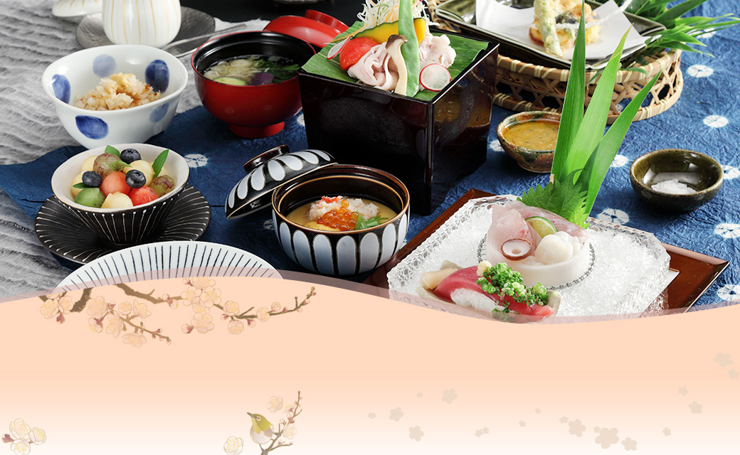 九兵衛旅館 — 湯田川 · 源泉かけ流しの浴室と庄内料理の食卓