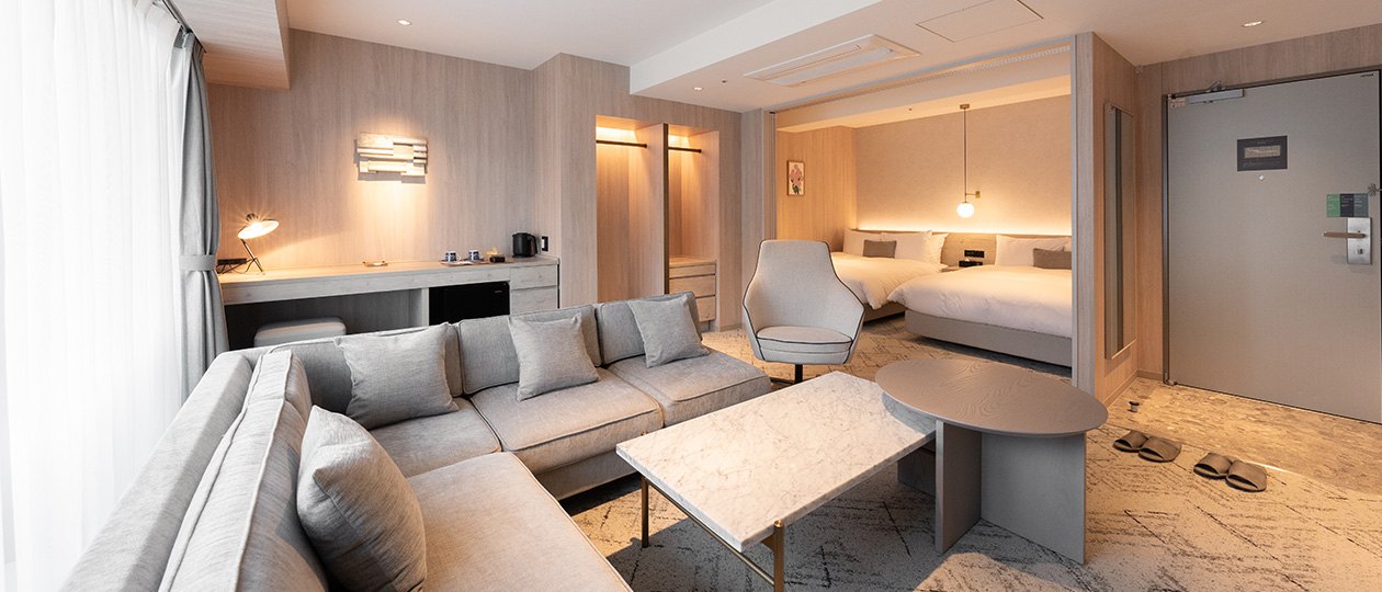 HOTEL THE LEBEN OSAKA — 大阪市中央区南船場 · 2022年開業、暮らすように泊まる107室の客室