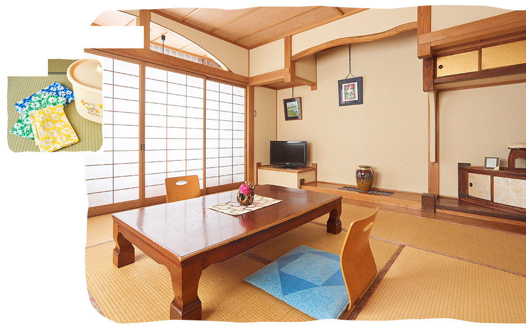 つかさや旅館 — 鶴岡・湯田川温泉 · 江戸期から続く老舗、山伏ポークと孟宗の郷土料理を供する宿
