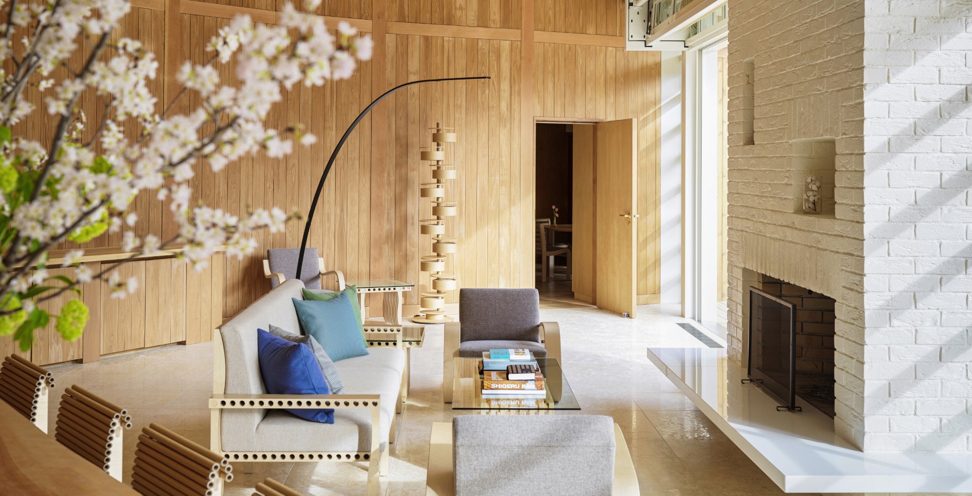 SHISHI-IWA HOUSE — 軽井沢・長倉 · 坂茂設計、波状屋根と杉板外壁の木造リゾート